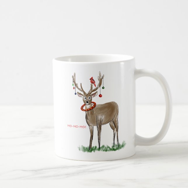 Taza De Café Navidades Deer Mug (Derecha)