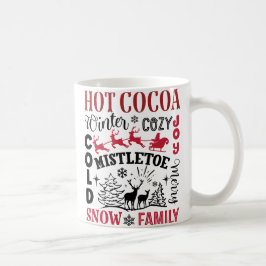 Taza De Café Navidades del Cacao Caliente