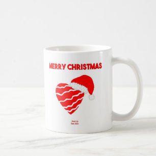 Taza De Café Navidades del café de Santa Heart