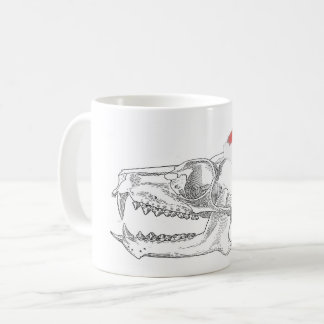 Taza De Café Navidades del Cráneo de Ciencia Mug Lemur para nav