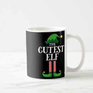 Taza De Café Navidades del grupo familiar Cutest Elf Mateo Fies
