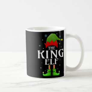 Taza De Café Navidades del grupo familiar King Elf Xmas Mating 