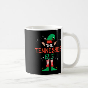 Taza De Café Navidades del grupo familiar Tennessee Elf Matchin