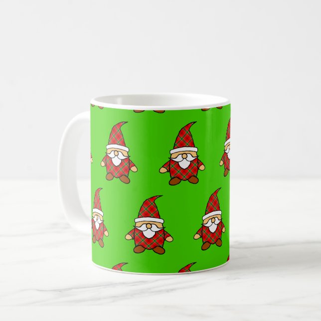 Taza De Café Navidades del patrón de cartón de ganancia (Anverso izquierdo)