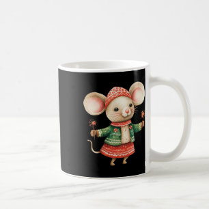 Taza De Café Navidades del ratón navideño de café