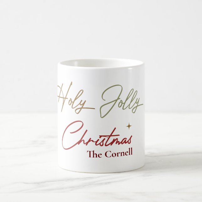 Taza De Café Navidades del Santo Jolly Classic Mug, 11 oz (Centro)