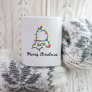 Taza De Café Navidades desprendidos de mano iluminan Feliz Navi