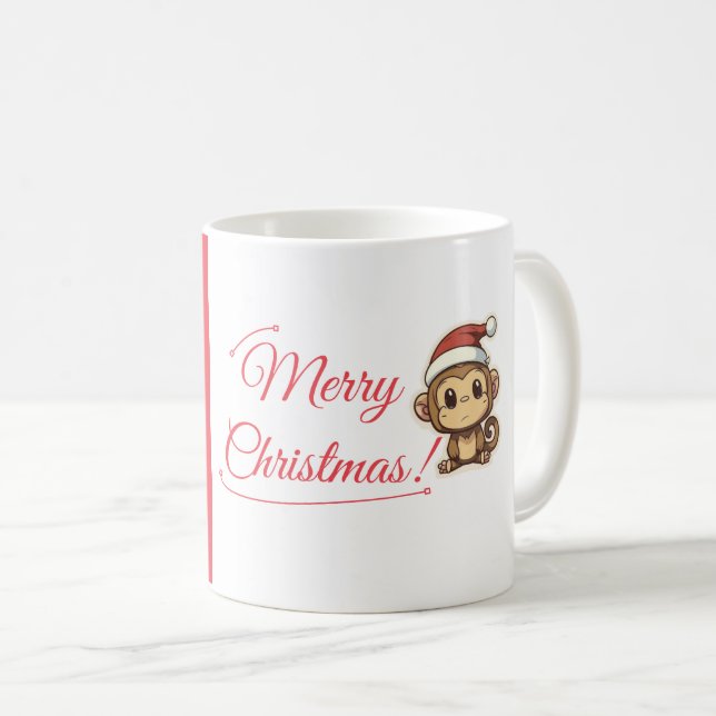 Taza De Café Navidades divertidos cantan con el regalo de Navid (Anverso derecho)