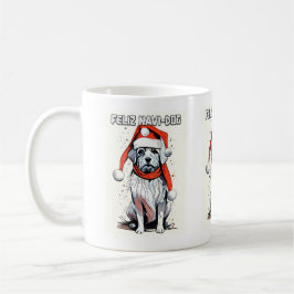 Taza De Café Navidades divertidos citan a un caprichoso perro d