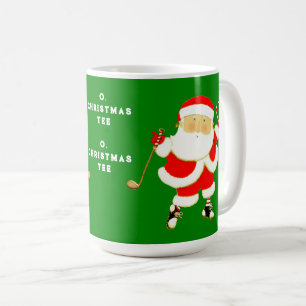 Taza De Café Navidades divertidos de golf