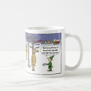 Taza De Café Navidades divertidos del Personalizado de Segurida