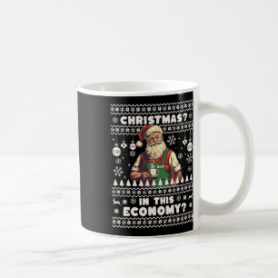 Taza De Café Navidades Divertidos En Esta Economía Inflan Fea A