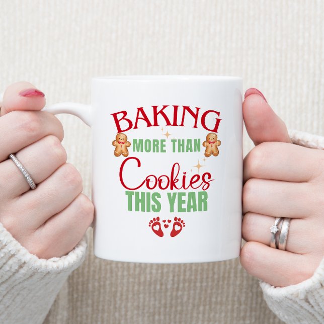 Taza De Café Navidades DIVERTIDOS ESPERANDO MAMÁ MUG (EXPECTING MOM XMAS GIFT)