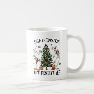Taza De Café Navidades divertidos esqueleto - Muertos dentro pe