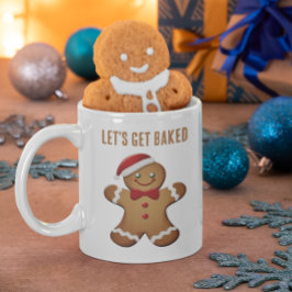 Taza De Café Navidades divertidos Gingerbread Man Personalizado