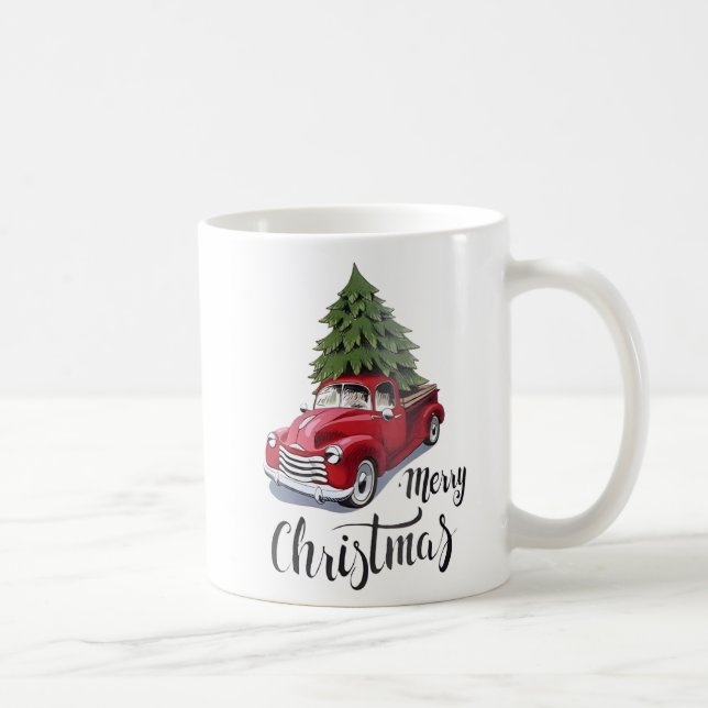 Taza De Café Navidades divertidos Mug (Derecha)