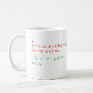 Taza De Café Navidades divertidos obsequian a sus empleados