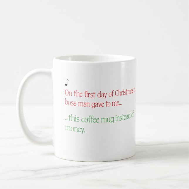 Taza De Café Navidades divertidos obsequian a sus empleados (Izquierda)