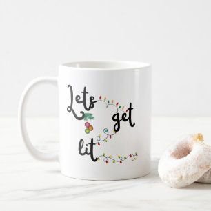 Taza De Café Navidades divertidos se burlan de decir "Vamos a q