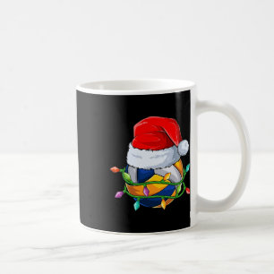 Taza De Café Navidades divertidos Voleibol Santa Hat Xmas Hombr