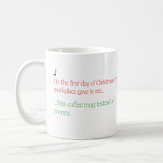 Taza De Café Navidades divertidos y burlones para los empleados