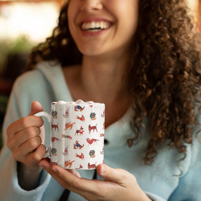 Taza De Café 🎅 🐶 Navidades Dogs Mug (Christmas Dogs Coffee Mug)