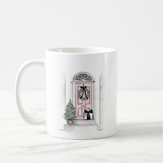 Taza De Café Navidades Door Mug