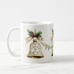 Taza De Café Navidades dorados doblan brillantes estrellas verd