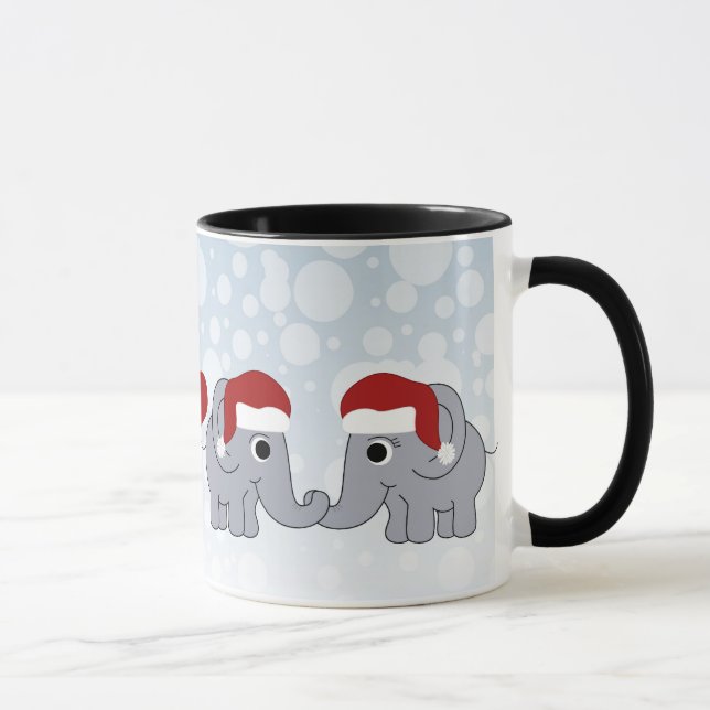 Taza De Café Navidades elefantes (Derecha)