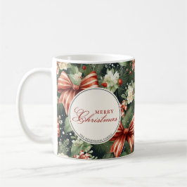 Taza De Café Navidades elegantes animan a los personalistas