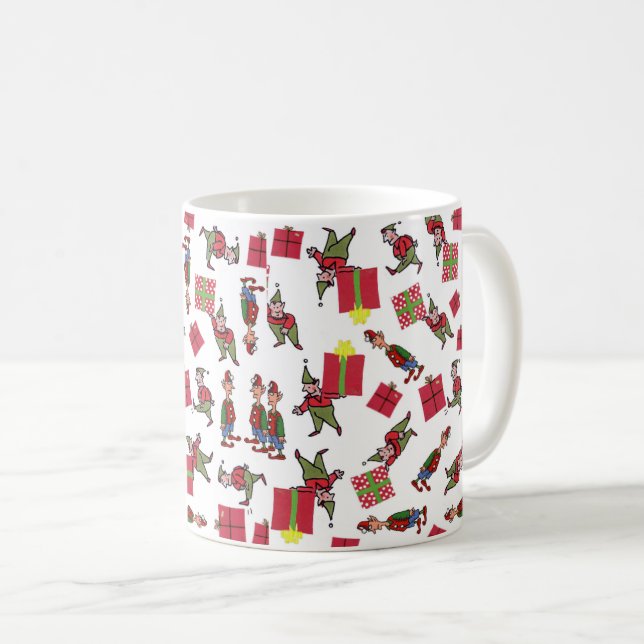Taza De Café Navidades Elves mug (Anverso derecho)
