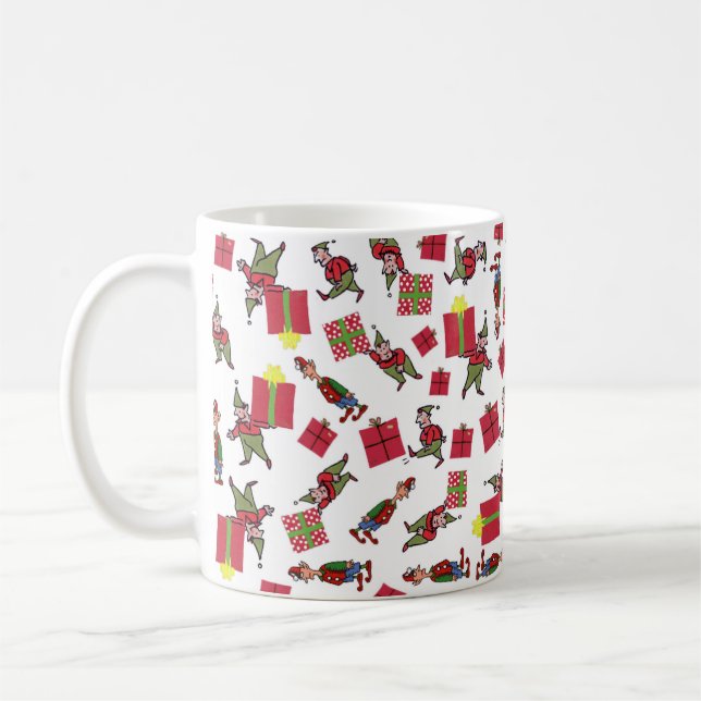 Taza De Café Navidades Elves mug (Izquierda)