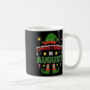 Taza De Café Navidades En Agosto Divertidos Elf Para Navidad De