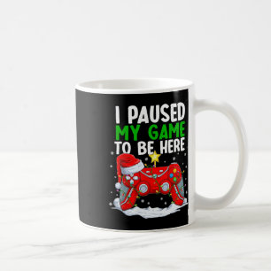 Taza De Café Navidades En El Que He Parado Mi Juego Para Estar