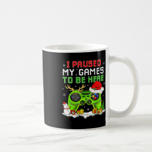 Taza De Café Navidades En El Que He Parado Mi Juego Para Estar