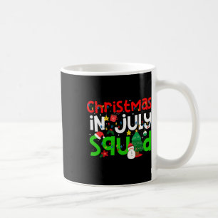 Taza De Café Navidades En Julio Squad Funny Summer Xmas Hombres