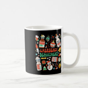 Taza De Café Navidades Er Departamento De Emergencia De Enferme