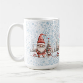 Taza De Café Navidades escandinavos Gnome Red Berries
