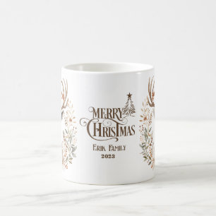 Taza De Café Navidades escandinavos íntimos reno