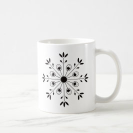 Taza De Café Navidades escandinavos modernos copos de nieve