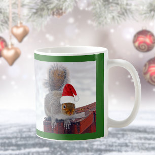 Taza De Café Navidades escuetos ardillas