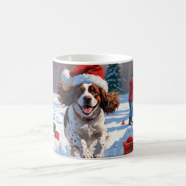 Taza De Café Navidades españoles de Bretaña celebran escena de  (Centro)