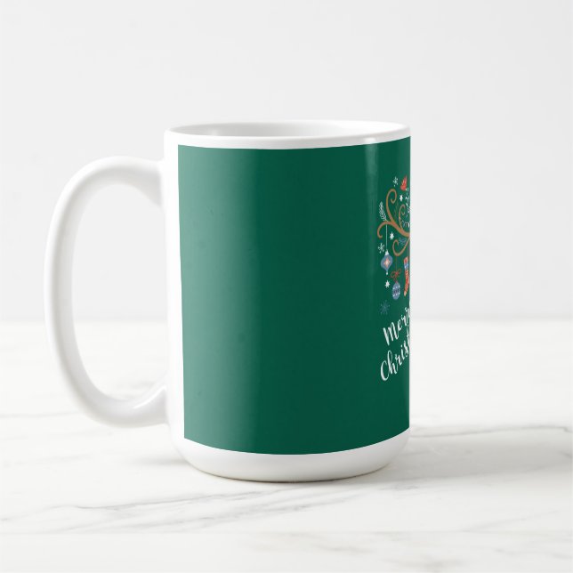 Taza De Café Navidades españoles de la primavera inglesa Perro  (Izquierda)