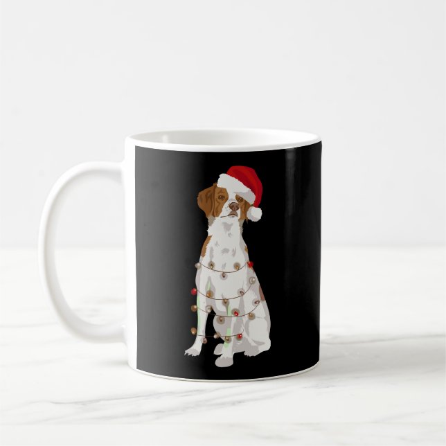 Taza De Café Navidades españoles iluminan a amante de perro de  (Izquierda)