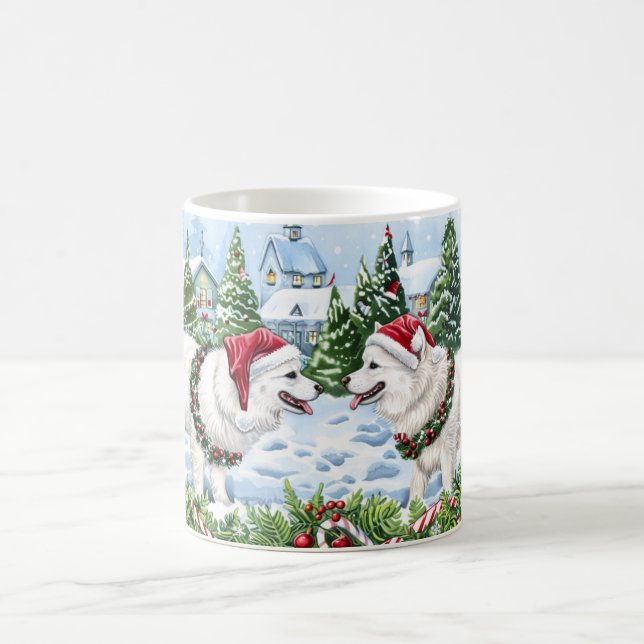 Taza De Café Navidades esquimales de Estados Unidos (Centro)