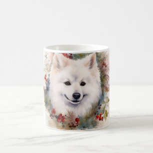 Taza De Café Navidades esquimales norteamericanos en la fiesta