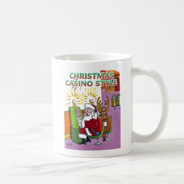 Taza De Café Navidades Estilo Casino taquilla izquierda (Derecha)