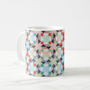 Taza De Café Navidades estrella del patchwork