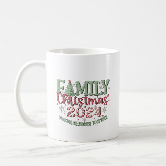Taza De Café Navidades familiares 2024 (Izquierda)