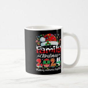Taza De Café Navidades Familiares 2024 Ropa De Acordancia Xmas 